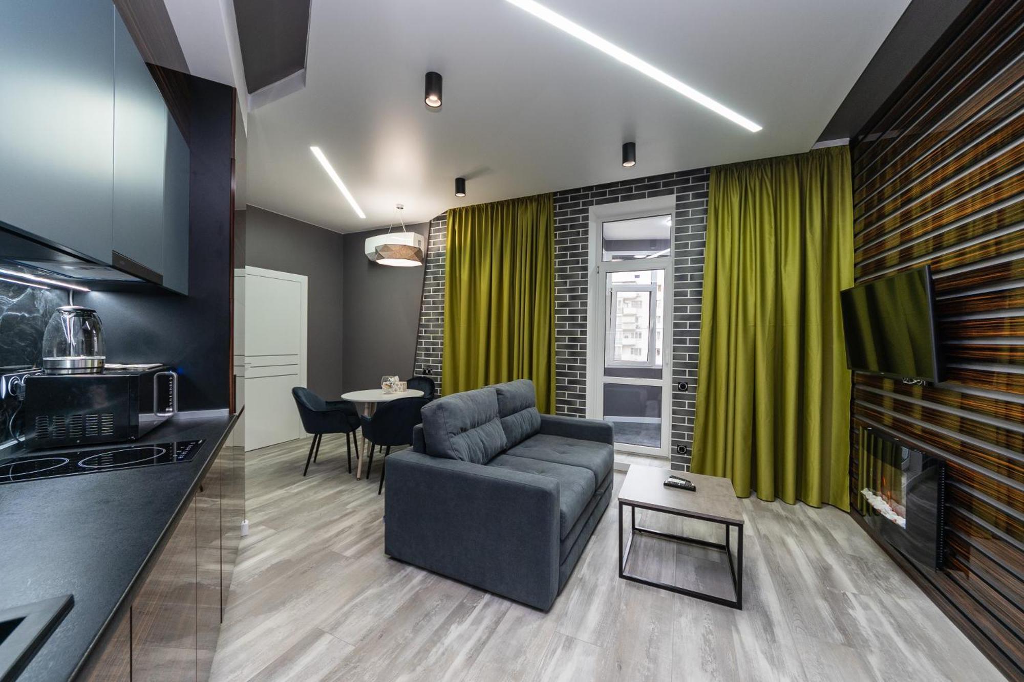 Luxury Apartments Arena Guliver Kyjev Pokoj fotografie