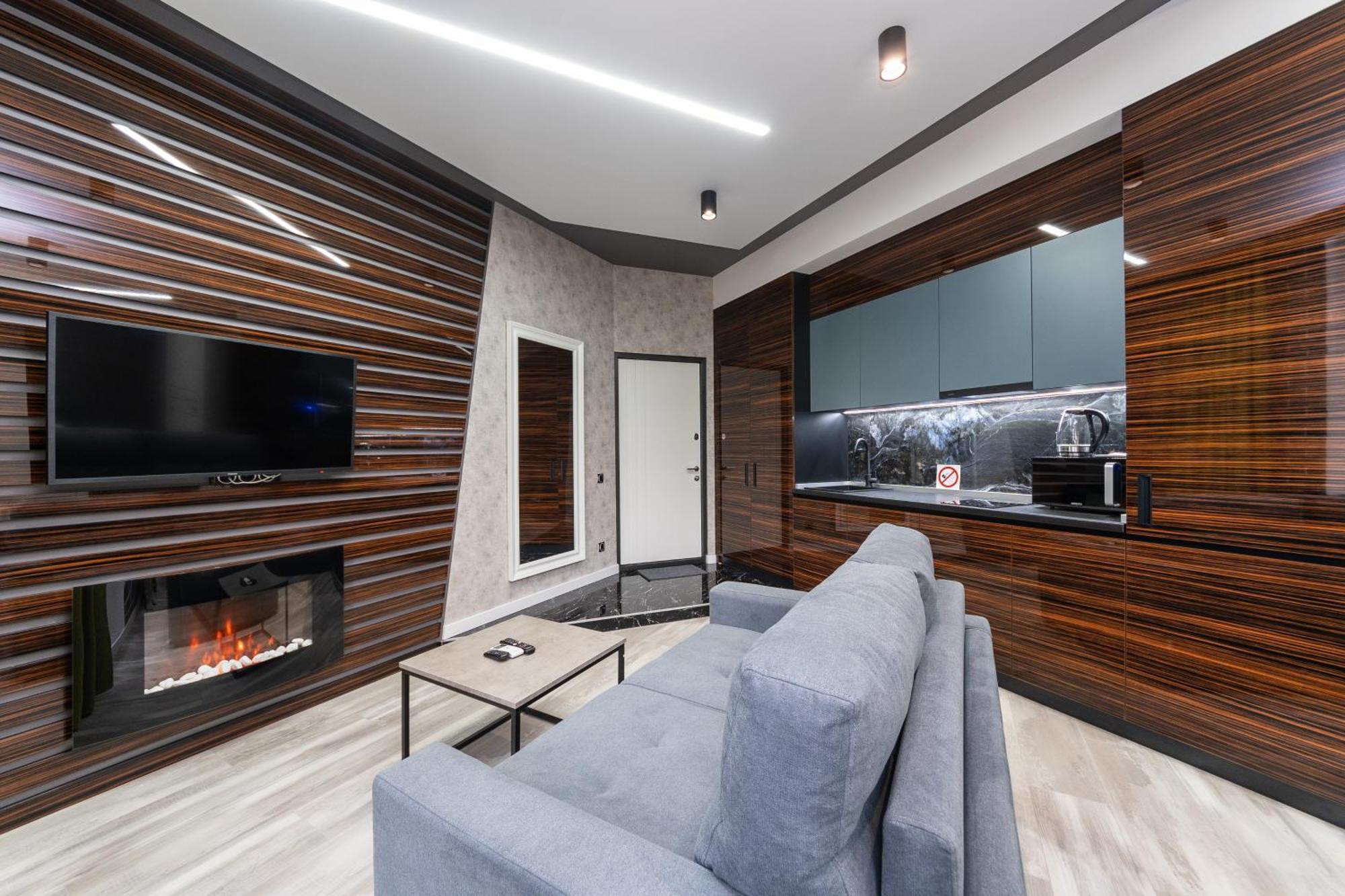 Luxury Apartments Arena Guliver Kyjev Pokoj fotografie